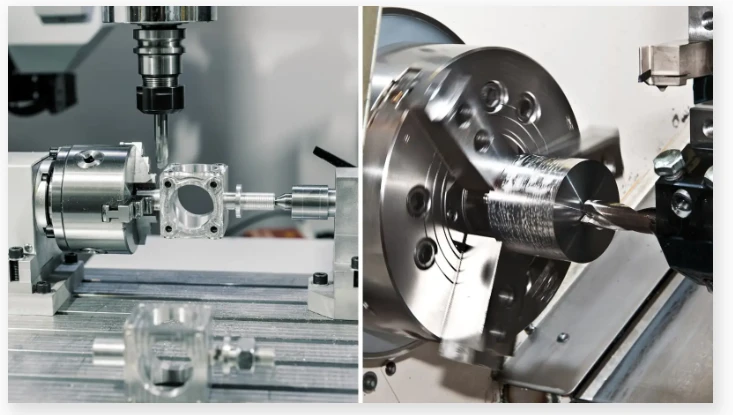 Turning Center vs. Lathe Turning Center vs. Lathe